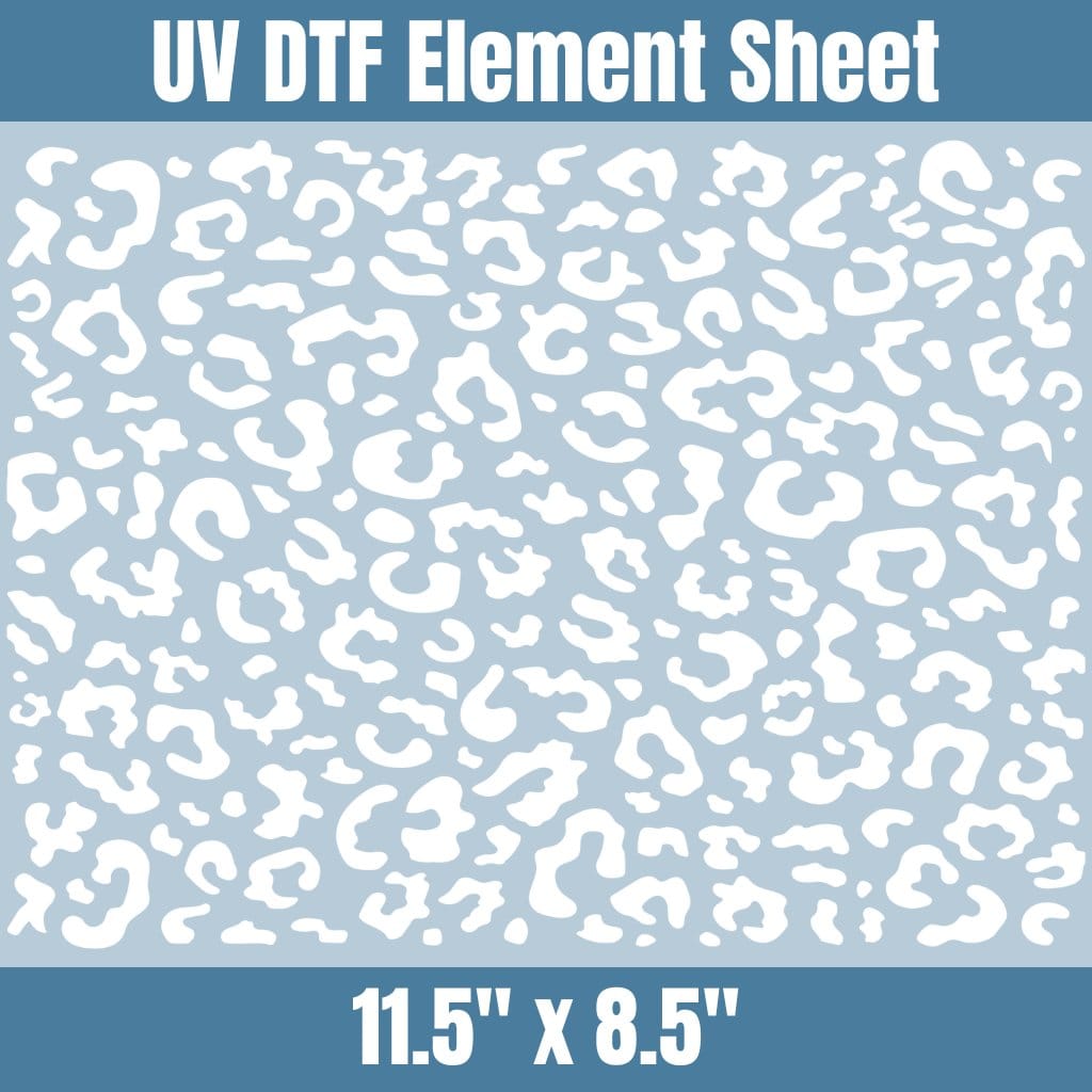 White Leopard Print | Element Sheet