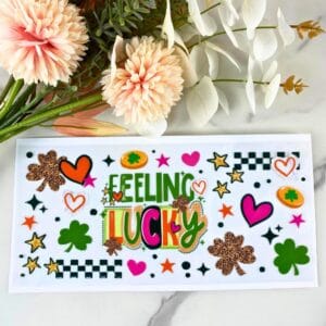 Feeling Lucky2 | 16 oz UV DTF Wrap