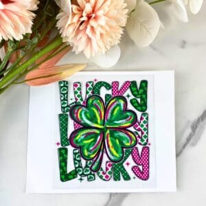 Lucky x 3 | 4" UV DTF Decal