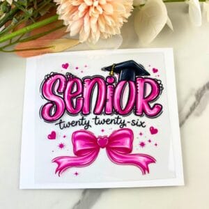 Senior 2026 - 1 | 4″ UV DTF Decal
