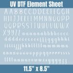 Letter Sheet1 | Element Sheet