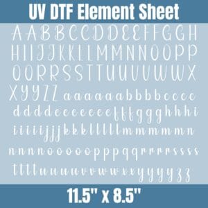 Letter Sheet1 | Element Sheet