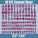 Letter Sheet8 | Element Sheet