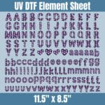 Letter Sheet9 | Element Sheet