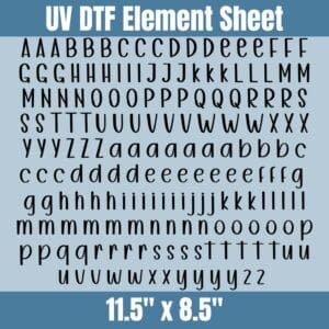 Letter Sheet11 | Element Sheet