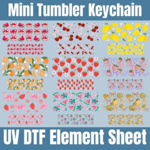 Summertime Fruit Mini Tumbler | Element Sheet