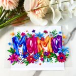 Floral Mama | 4″ UV DTF Decal