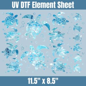 Light Blue Turtles | Element Sheet