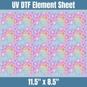 Rainbow Leopard Print | Element Sheet