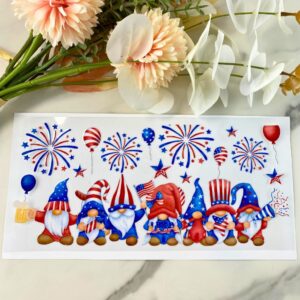 USA Gnomes | 16 oz UV DTF Wrap