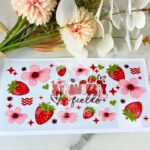 Strawberry Fields | 16 oz UV DTF Wrap