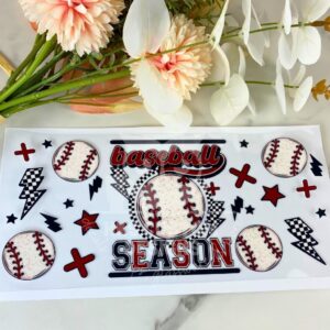 Baseball Season | 16 oz UV DTF Wrap