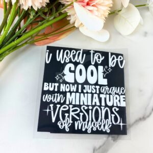 I used to be cool | 4" UV DTF Decal