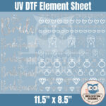 Bride and Bridesmaid Silver | Element Sheet